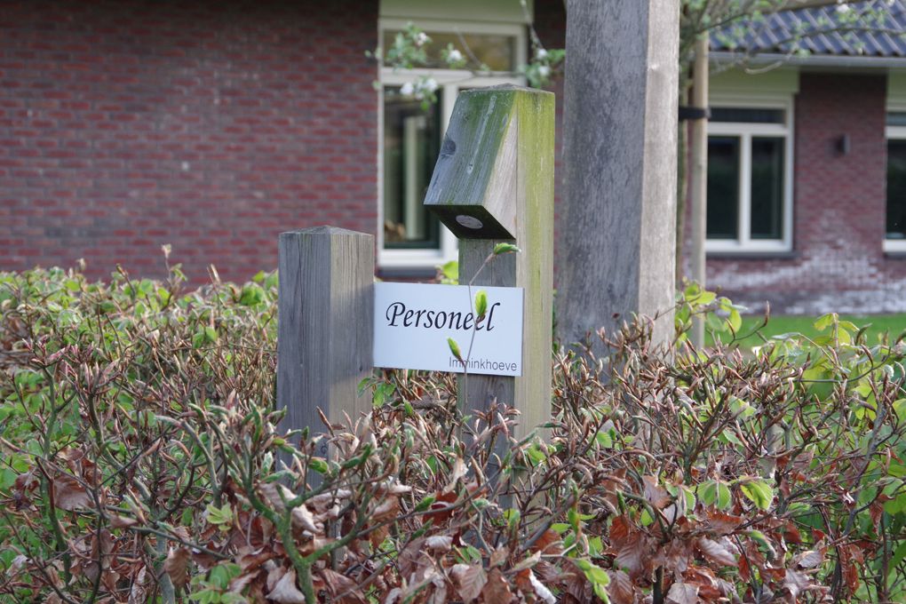Houten bebording