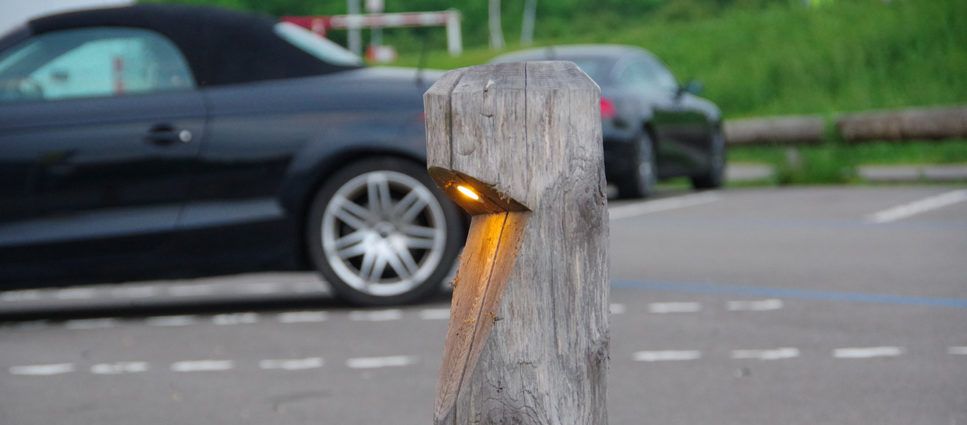 parkeerplaats lichtpaal